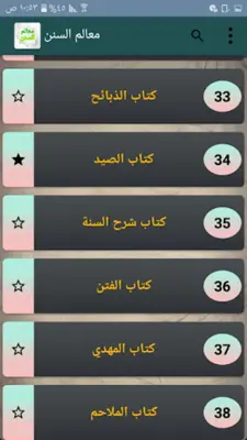 معالم السنن شرح سنن أبي داود android App screenshot 4